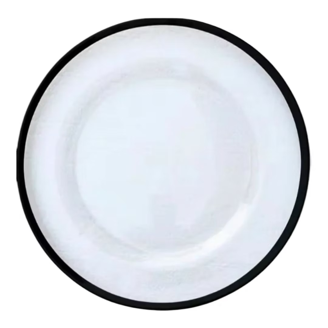 Charger plate classical black