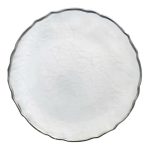 Charger plate silver