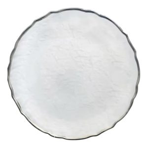 Charger plate silver