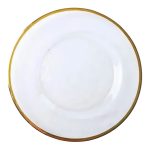 Charger plate classical gold