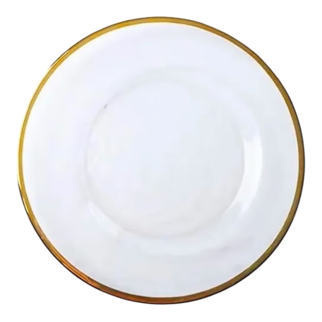 Charger plate classical gold