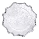 Charger plate star silver