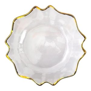 Charger plate star gold