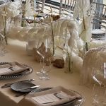 Charger plate beaded silver