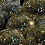 Golden disco balls
