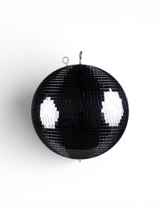 Black disco balls