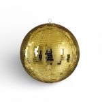 Golden disco balls