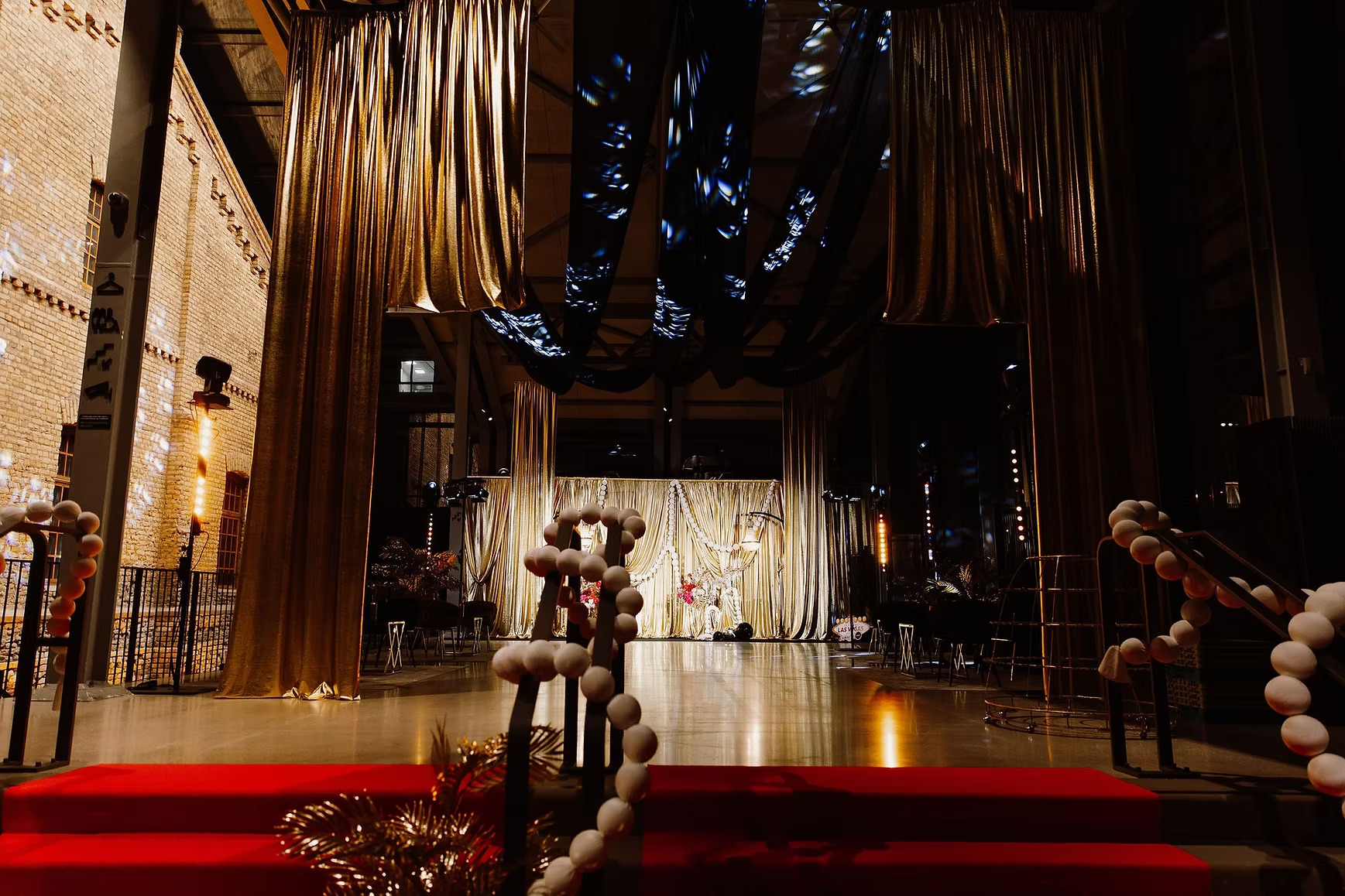 Drapery black chiffon