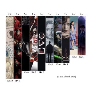 Netflix series–themed drapery