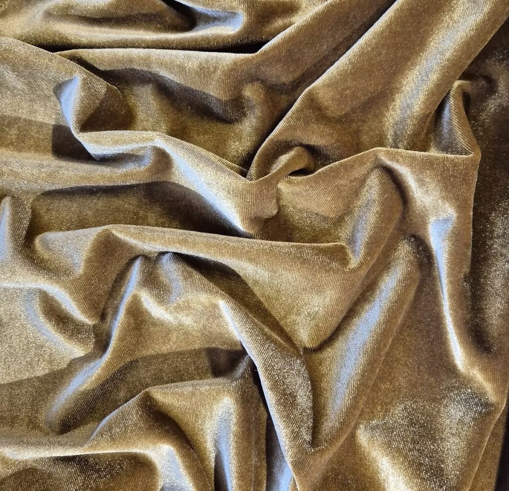 Drapery olive gold
