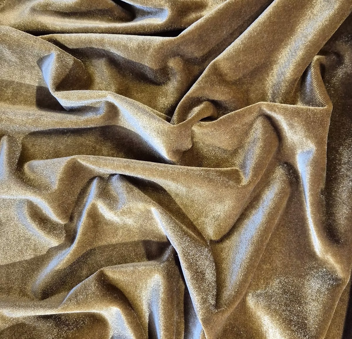 Drapery olive gold