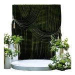 Drapery green