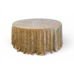 Velour tablecloth – white-cream