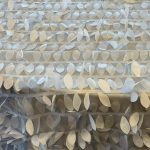 White petals tablecloth