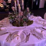 Beige tablecloth D300