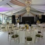 Beige tablecloth D300