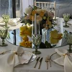 Beige tablecloth D300