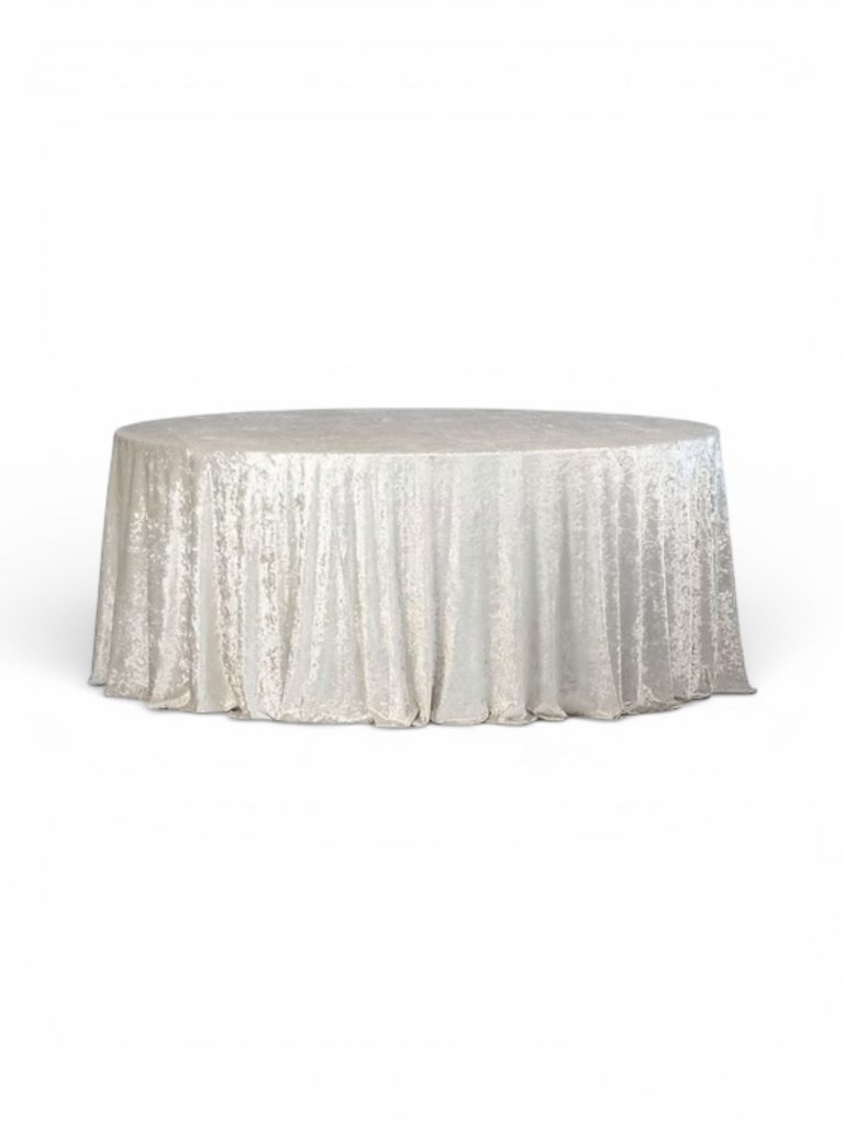 Velour tablecloth – beige