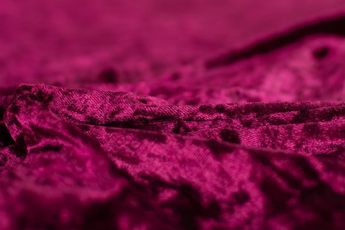 Velour tablecloth – bordo