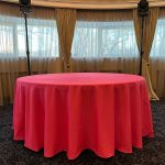 Fuchsia tablecloth