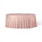 Velour tablecloth – light pink