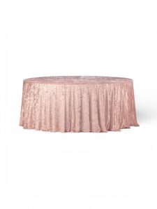 Velour tablecloth – light pink