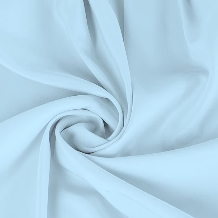 Light blue tablecloth