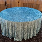 Velour tablecloth – blue