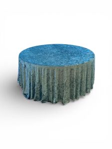 Velour tablecloth – blue