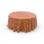 Light rose petals tablecloth