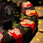 Black tablecloth D300