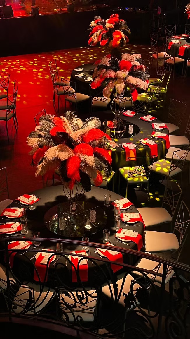 Black tablecloth D300