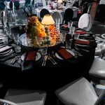 Black tablecloth D300