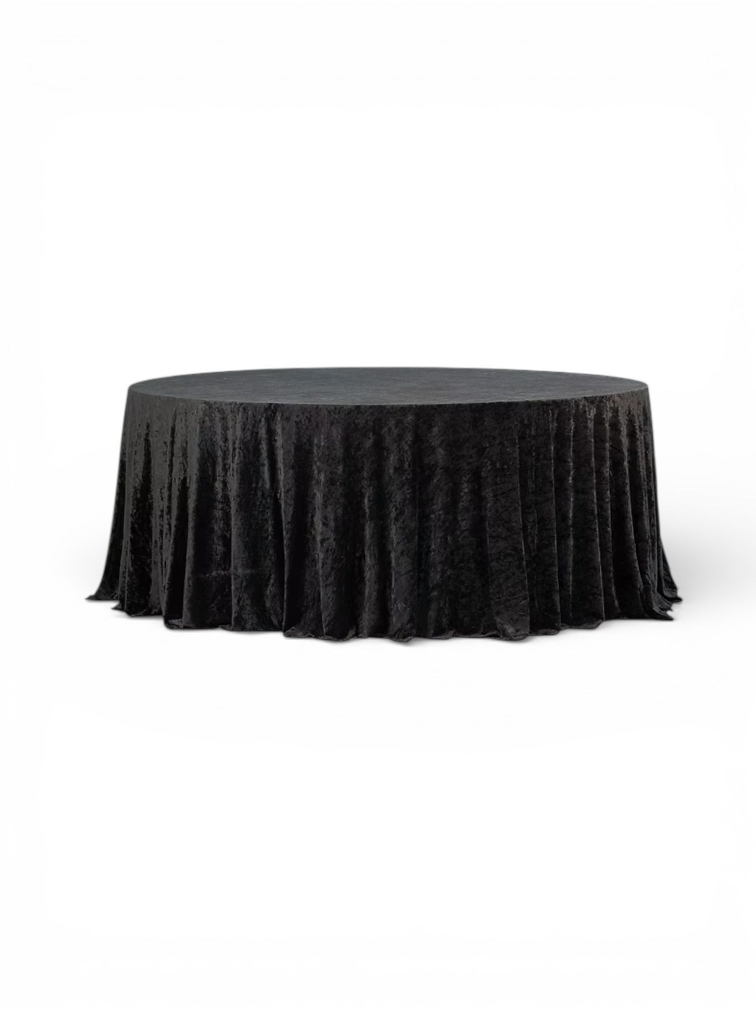 Velour tablecloth – black