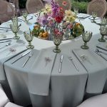 Olive tablecloth