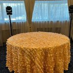 Peach petals tablecloth