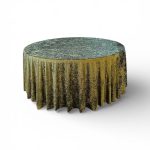 Velour tablecloth – green