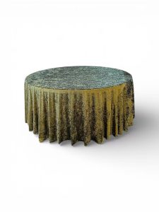 Velour tablecloth – green