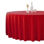 Red tablecloth