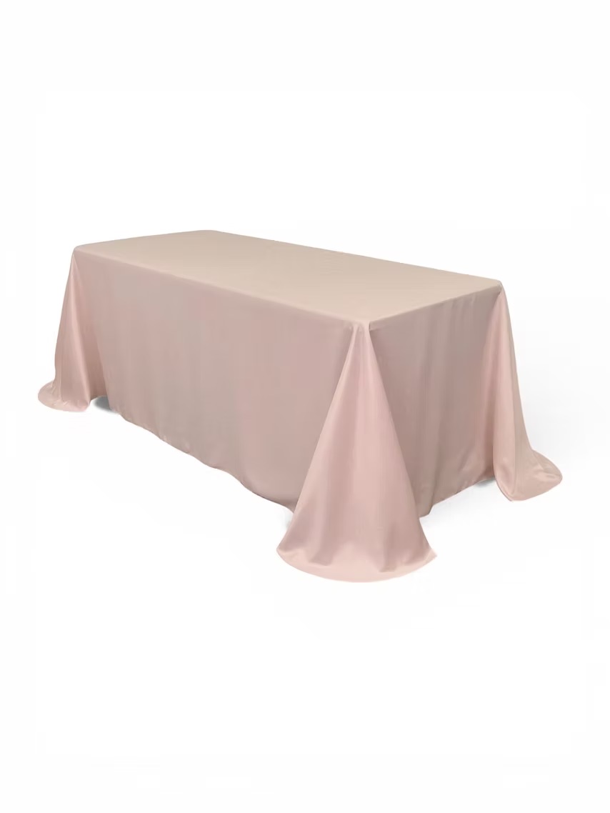 Rectangular tablecloth – light pink