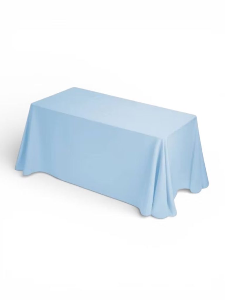 Rectangular tablecloth – light blue