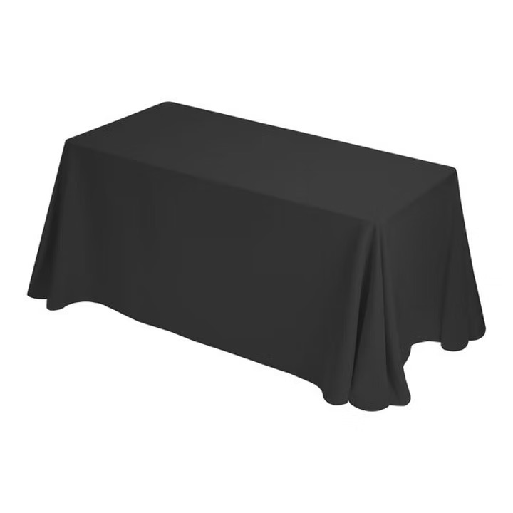 Rectangular tablecloth – black