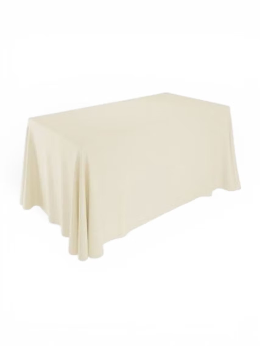 Rectangular tablecloth – champagne / beige