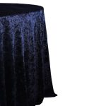 Velour tablecloth – dark blue
