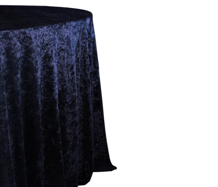 Velour tablecloth – dark blue