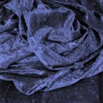 Velour tablecloth – dark blue