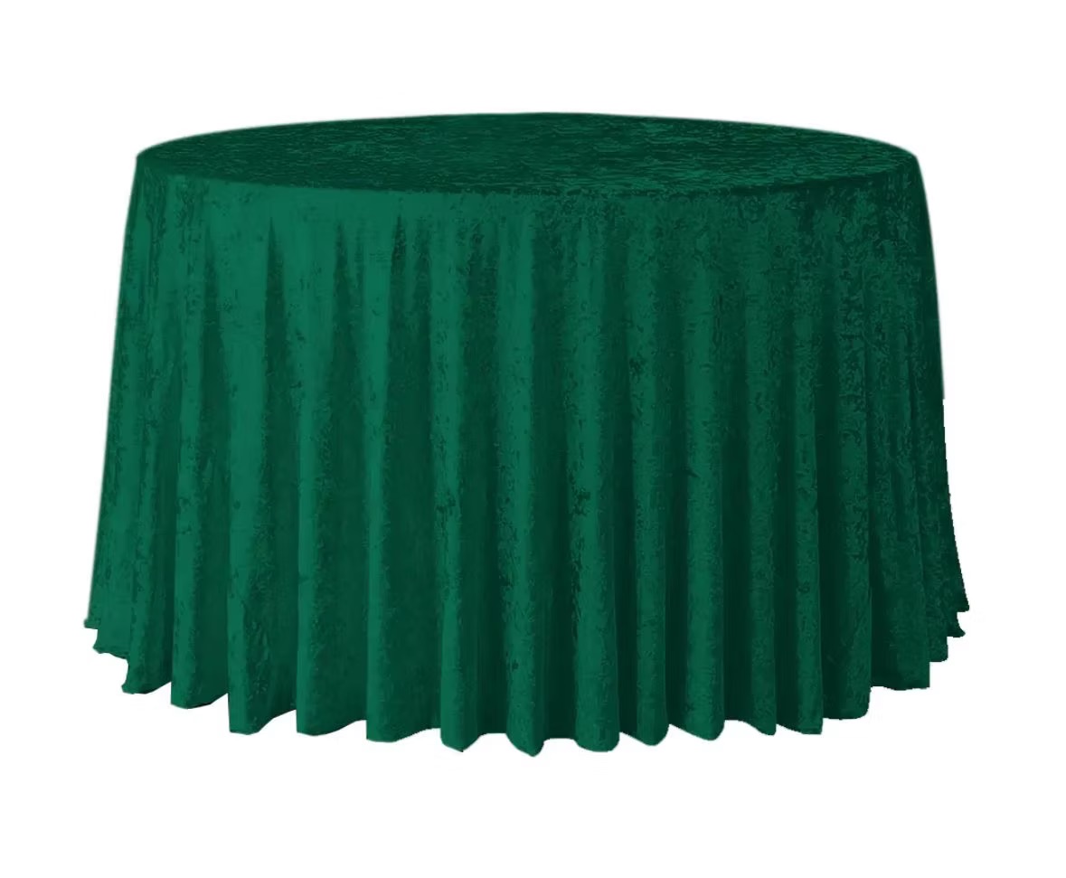 Velour tablecloth – green