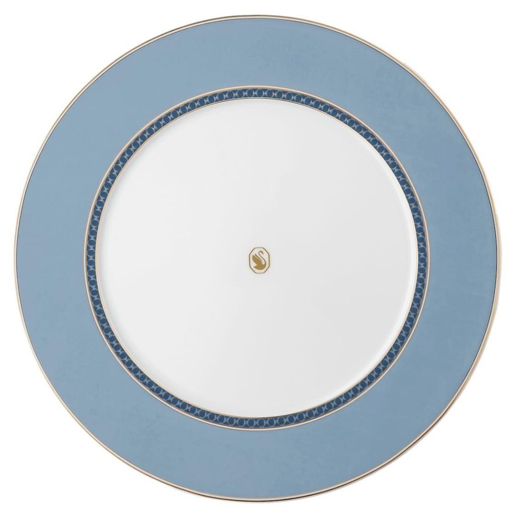 Light blue dinner plate
