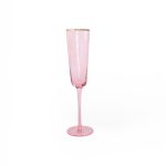 Glasses light pink with gold rim