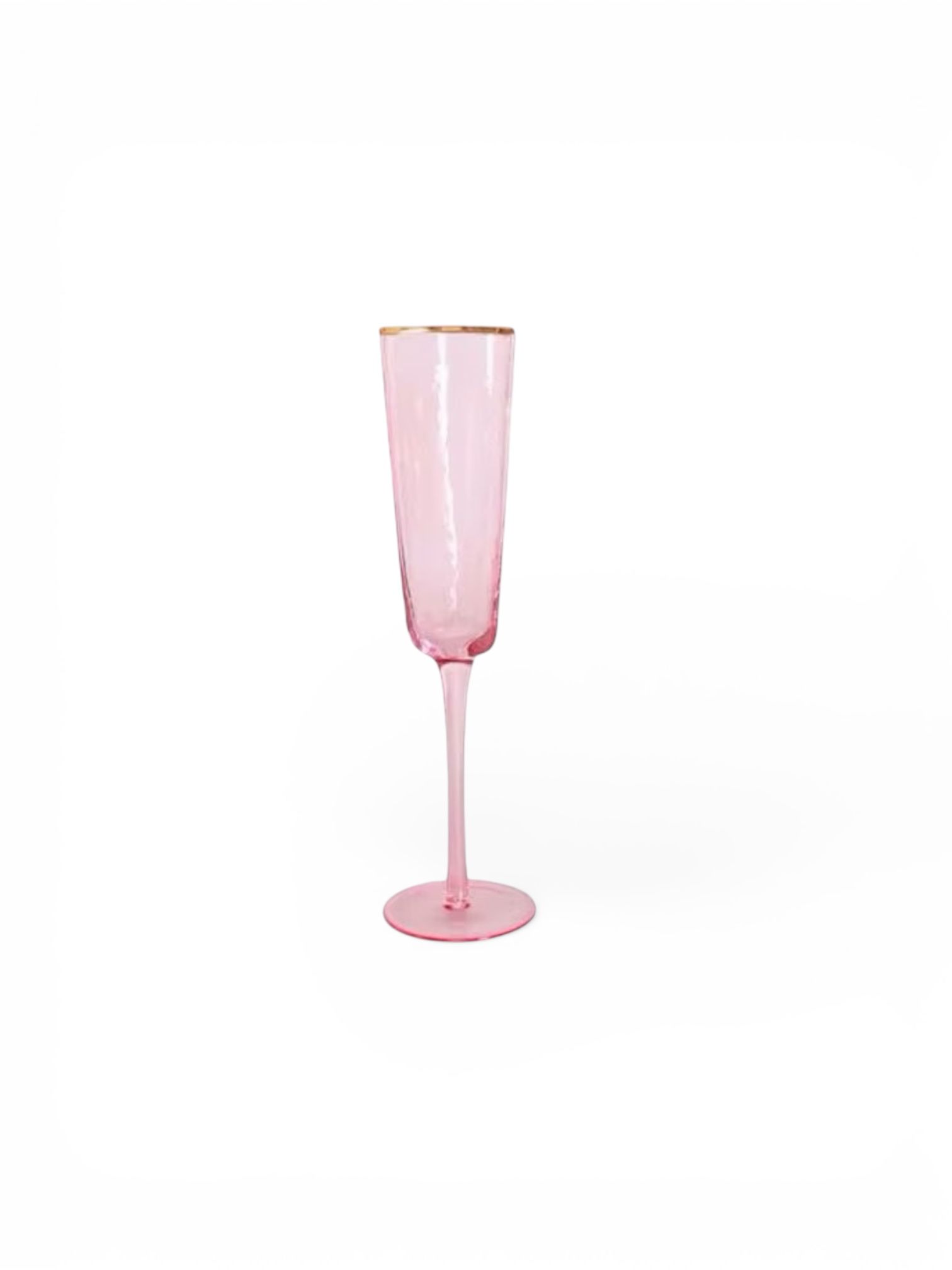 Glasses light pink with gold rim